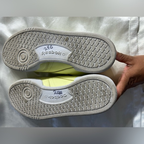 Reebok Kids Lemon Yellow Sneakers - Picture 5 of 5